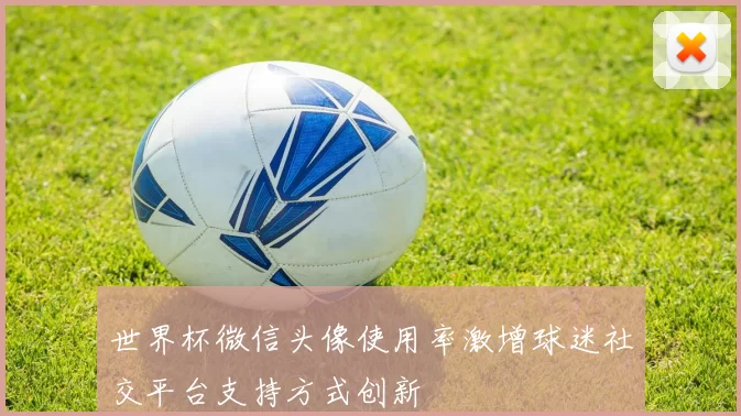 世界杯微信头像使用率激增球迷社交平台支持方式创新